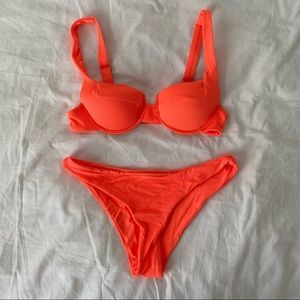 Neon Orange Bikini